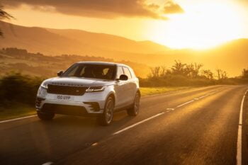 The Jaguar Range Rover Velar is one of the vehicles that will debut tech that cancels noise developed by Silentium. Courtesy: Jaguar Land Rover