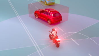 Ride Vision's collision-aversion tech. Photo: Ride Vision