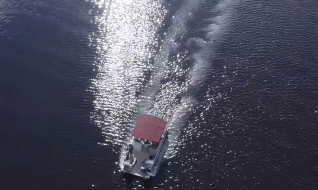 Lake Okeechobee in Florida. Screenshot