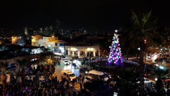 Christmas in Jaffa in 2019. Photo: Peter Vit via the Tel Aviv Municipality