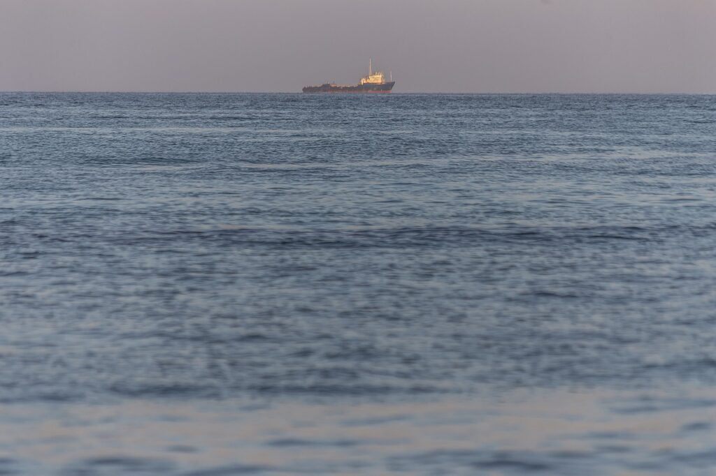 A ship off Kish island in Iran. Illustrative. Image by mostafa meraji from Pixabay  