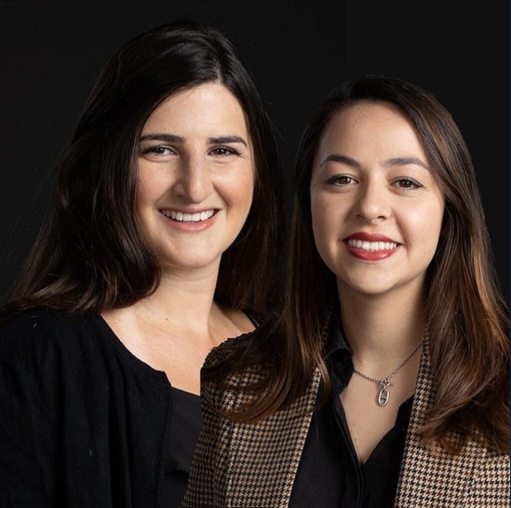 Nanosynex founders Michelle Heyman, left, and Diane Abensur Bessin. Courtesy