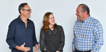 Datomize co-founders from left to right: Roy Yogev, VP Business Development and Marketing, Sigal Shaked, CTO, and Avi Weiss CEO. Courtesy