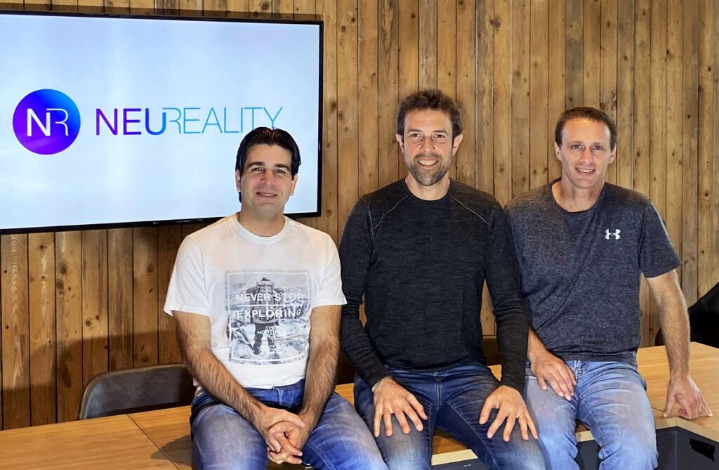 NeuReality founders. From left to right: VP VLSI Yossi Kasus, CEO Moshe Tanach, VP Operations Tzvika Shmueli. Photo: NeuReality