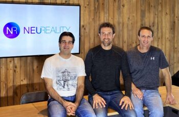 NeuReality founders. From left to right: VP VLSI Yossi Kasus, CEO Moshe Tanach, VP Operations Tzvika Shmueli. Photo: NeuReality
