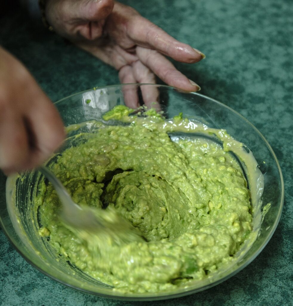 An avocado and tahini dip is one of the recipes detailed in Samaritan Cookbook. Photo: Yadid Levy