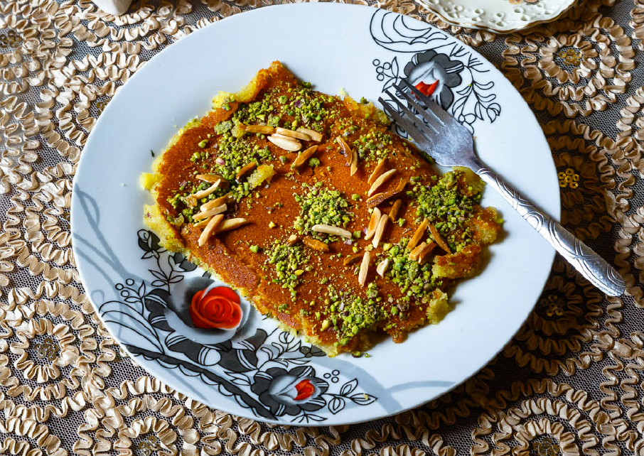 Samaritan Knafeh featured in the Samaritan Cookbook. Photo: Yadid Levy