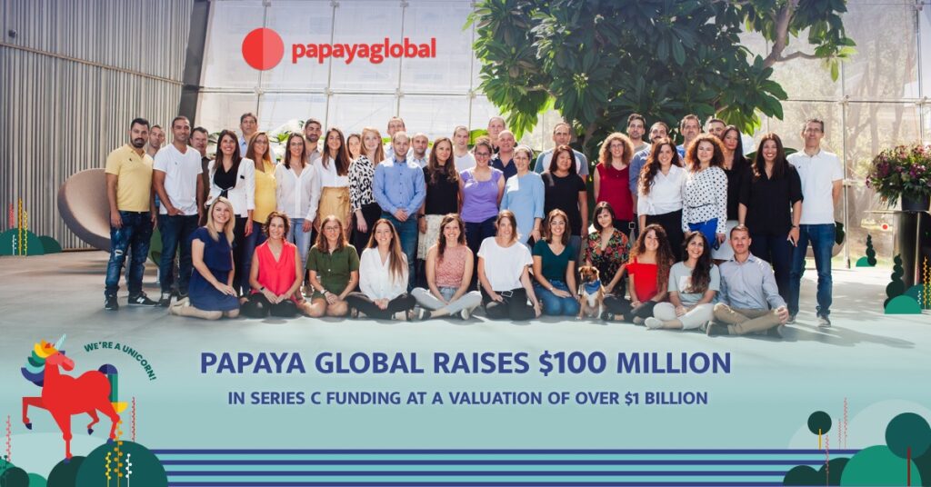 Papaya Global joined the unicorn club with a new $100 million investment in March 2021. Photo: Papaya Global