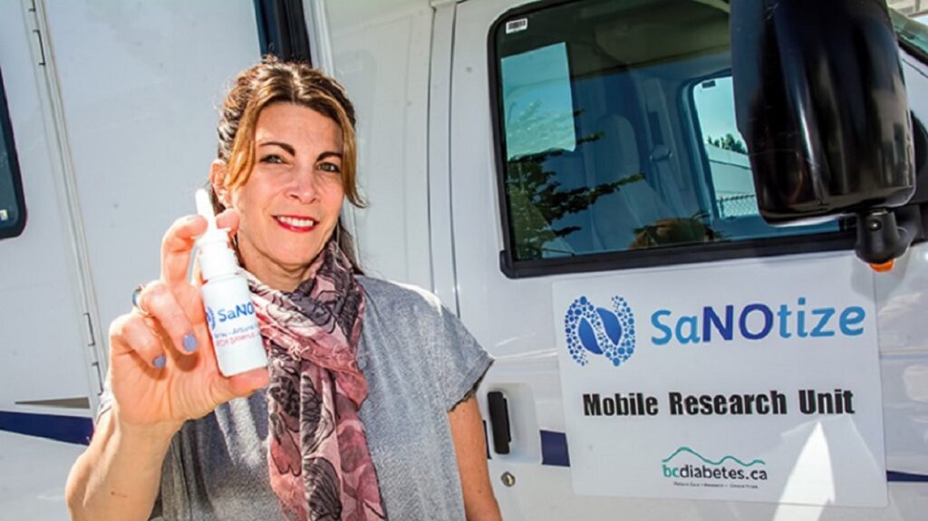 Dr. Gilly Regev, co-founder of SaNOtize. Courtesy