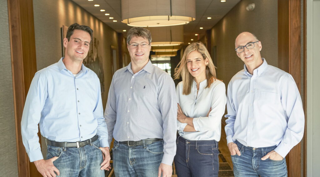 Sunbit's founding team from left to right: Arad Levertov, co-founder and CEO; Tal Riesenfeld, co-founder and head of sales; Ornit Maizel, co-founder and CTO; and Tamir Hazan, Ph.D., co-founder and head of AI. Courtesy