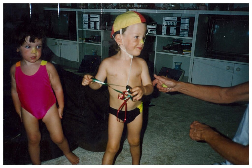 Matt Levy in his first few years swimming. Courtesy
