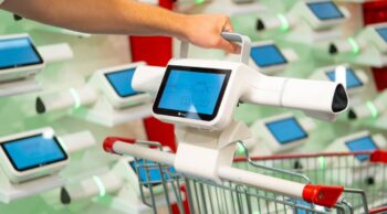 Shopping carts with Shopic tech. Photo: Shopic
