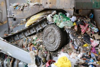 Waste at the Hiriya Recycling Park. Photo via the Hiriya website
