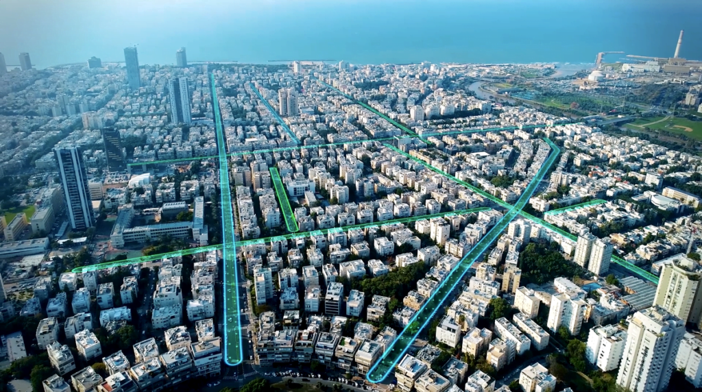 Electreon has a pilot program in Tel Aviv to test its smart road tech in the city. Photo: Electreon