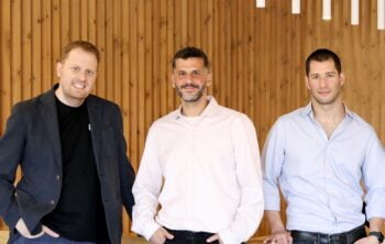 The localize team from left: Ilan Fraiman, CTO, Asaf Rubin, CEO, Omer Granot, COO. Courtesy