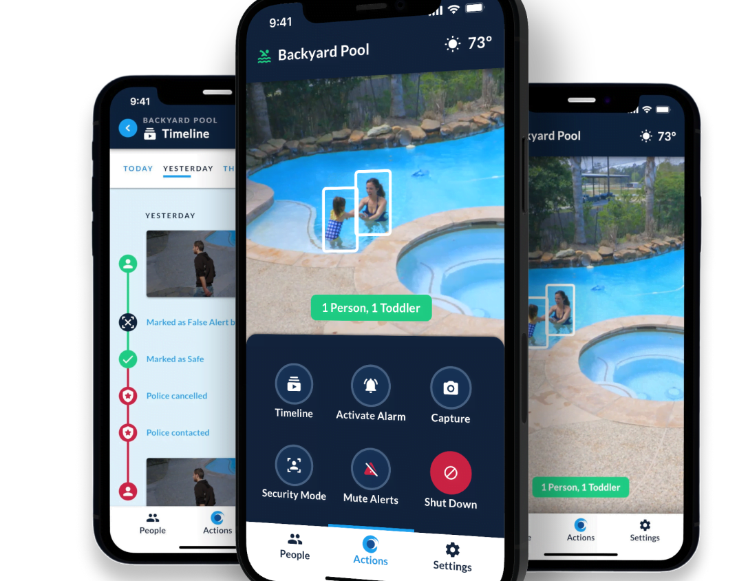 AI Pool Monitor Watches The Water To Keep Kids From Drowning