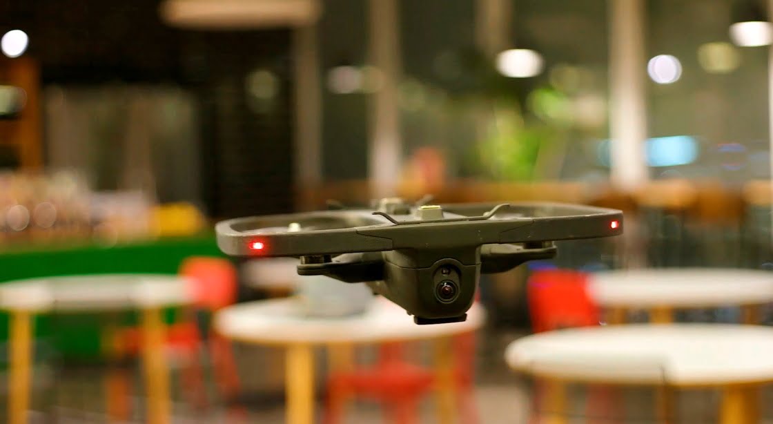 Indoor Drones Are On Patrol, Flying Through A Building Near You